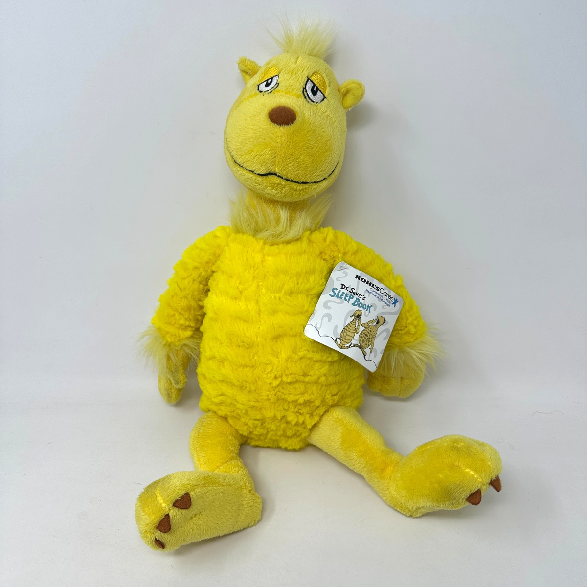 ぽにょ　サルサ 限定品　UA   87L　ゴールド Kohls Dr Seuss Snoozapalooza Plush Stuffed Animal Yellow Toy Sleep