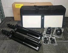 Raleno VL-S192K 2pc LED Soft Video Light Kit with Case