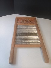 Vintage Washboard Dubl Handi Co Columbus Ohio Wash Board 8 1/2" x 18"