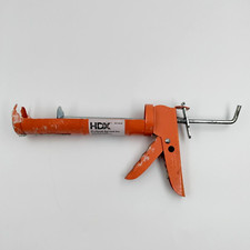 HDX Orange Metal 10oz Smooth Rod Caulk Gun Great Pre-Owned Condition
