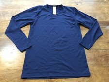 Lapasa women s thermal long sleeve,navy blue,ski layer Sz L