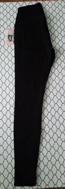 Members Mark Womens Luxe Leggings Black 