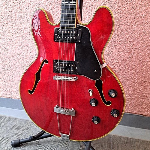 Greco SA-550 Cherry Red 1970s MIJ Full Hollow Guitar | Gneco Era | Japan Vintage - Picture 17 of 20