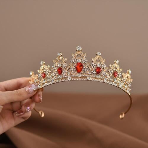 Kinder Prinzessin Krone Diadem, Kristall Haarschmuck für Tanz & Geburtstag Gif - Bild 2 von 30