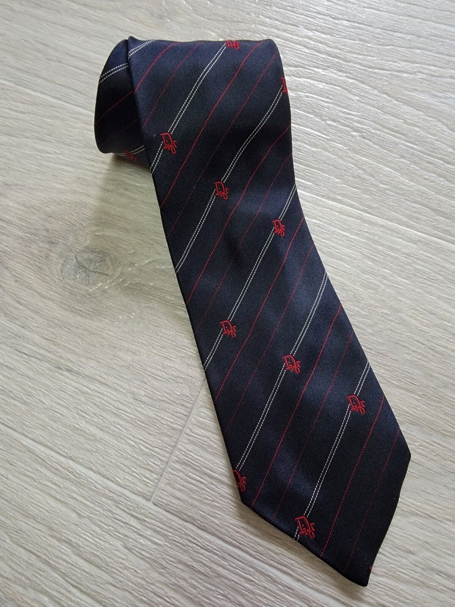 Dior ディオール ネクタイ トロッター バーガンディ Dior Homme ディオールオムバーガンディ シルク ネクタイ