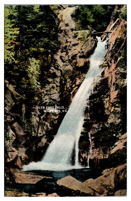 VTG Glen Ellis Falls, River Scene, White Mountains, Glen, NH