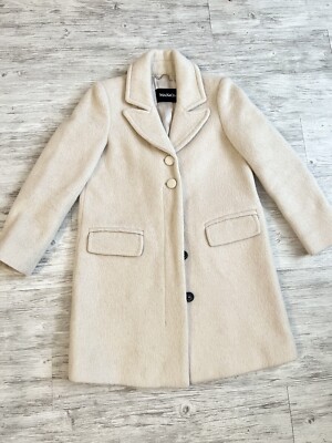 Max&Co Max Mara White Wool Mix Coat US
