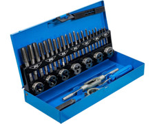 Set Maschi E Filiera M6 X 0.5 Metrici - 3 Pezzi Per Filettatura Manuale | Acciaio HSS - Foto 5