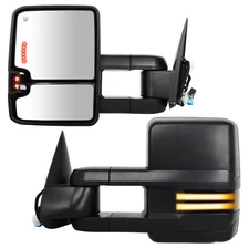 For 2003-2006 Chevy Suburban 1500 2500 Power Heated Turn Signal Tow Mirrors