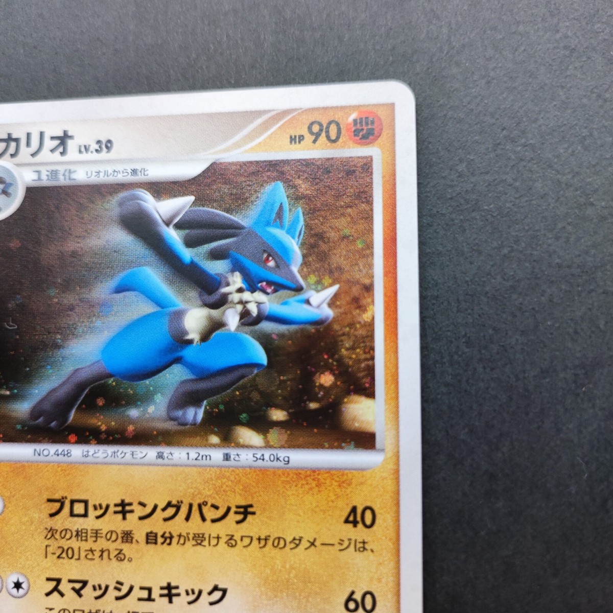 ルカリオ lv.39 ブロッキングパンチ　009/012 ptm Lucario Lv.39 Pokemon Card 009/012 PtM Vintage Holo Rare Japan F/S