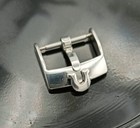 Fibbia Bukle Omega 16 mm Silver, chiusura ardiglione, for Omega Vintage Watch