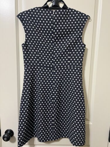Peserico Dark Gray/White A-line Knee Lengt Size 8/44 Made in Italy - Picture 2 of 8