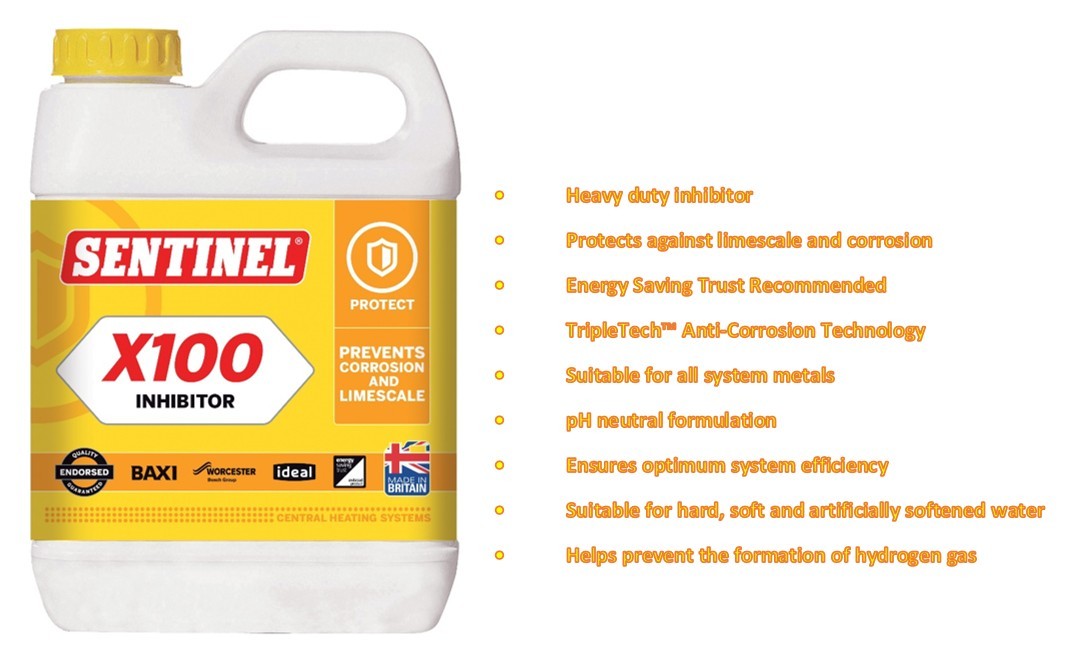 Sentinel X100 X200 X300 X400 X800 Inhibitor Cleaner Noise Reducer Leak