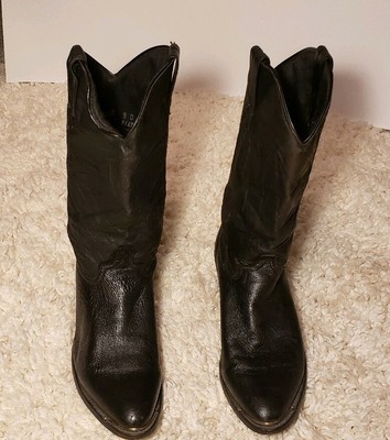 dressy black leather boots