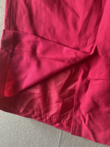 Vintage Vinci Clothiers Women’s Skirt Size 8 Pink Pleated Pencil Wool USA #2070 - Picture 11 of 14