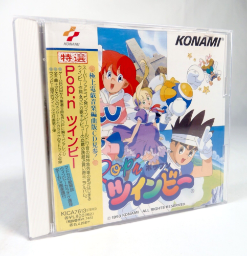 CD OST Original Soundtrack Pop'n Twinbee Konami Jap Japan - Foto 1 di 6