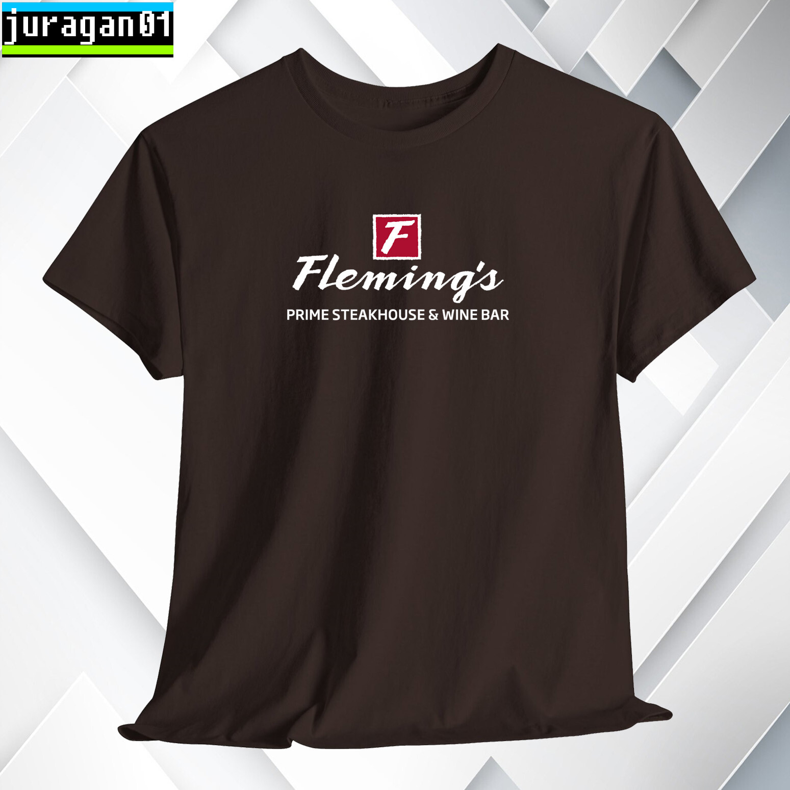 ALTRA T shirt Fleming's Prime Steakho logo nero marino grigio sportivo bianco choco S 5XL