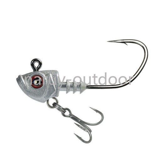 10PCS Swimbait Jig Heads Fishing Hooks 4X Strong Hook Bass Fishing 1/8oz-1/3oz - Picture 12 of 12