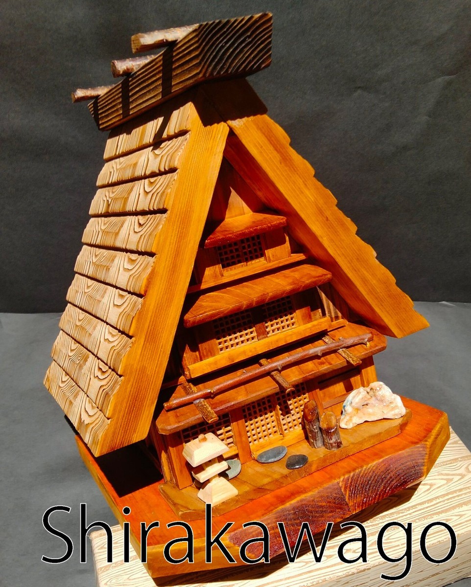 Shirakawago House Model Gassho-zukuri Handmade One of a kind Japan