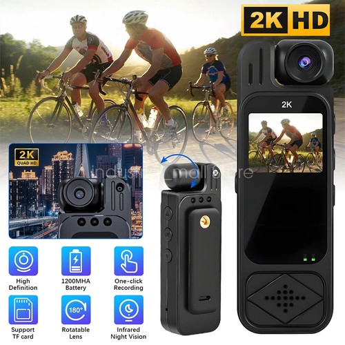 2K HD WiFi Mini Camera Portable Video Recorder Outdoor Sports Night Vision Cam - Picture 4 of 30