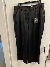 Simply Vera Vera Wang Ladies Slacks Size 14 Silky Black New With Tags