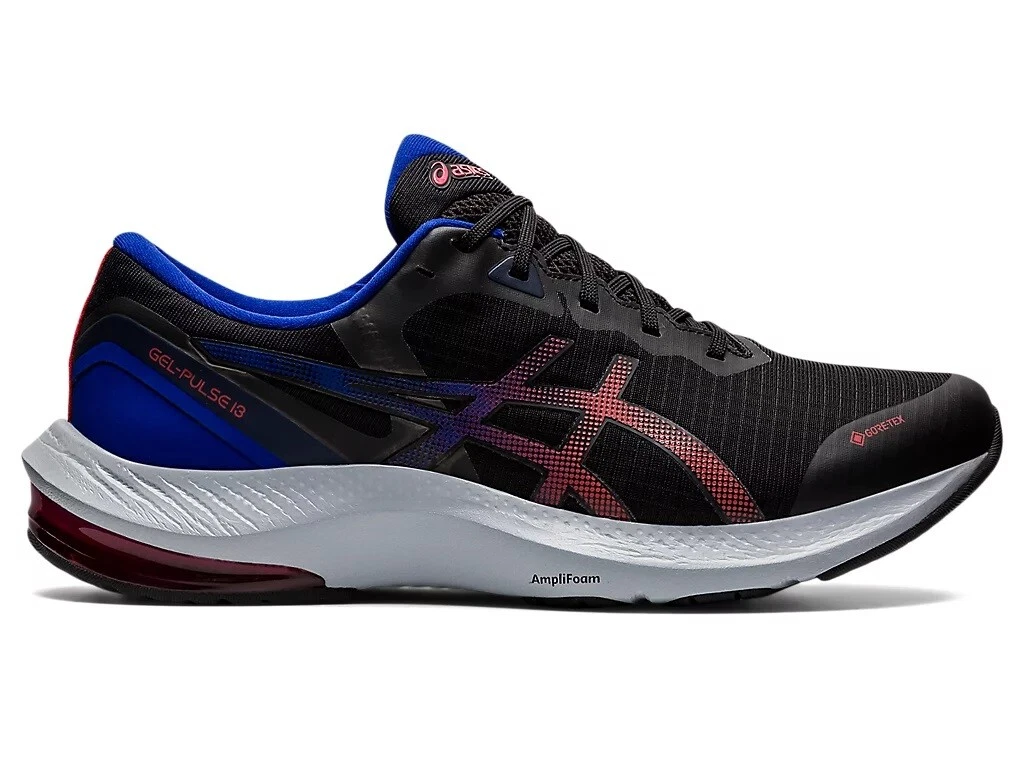 Preços baixos em ASICS Gel Pulse 13 GTX Black Electric Red | eBay