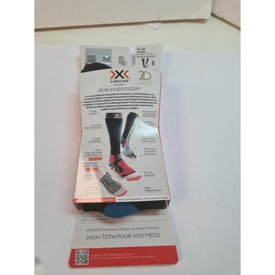 Socks X-Socks Run Energizer Teal Blue/Opal Black-Size EU35/38