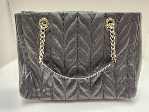 Kate Spade Black Briar Lane Quilted Leather Double Handle Hand Bag (bin9) - Picture 2 of 13