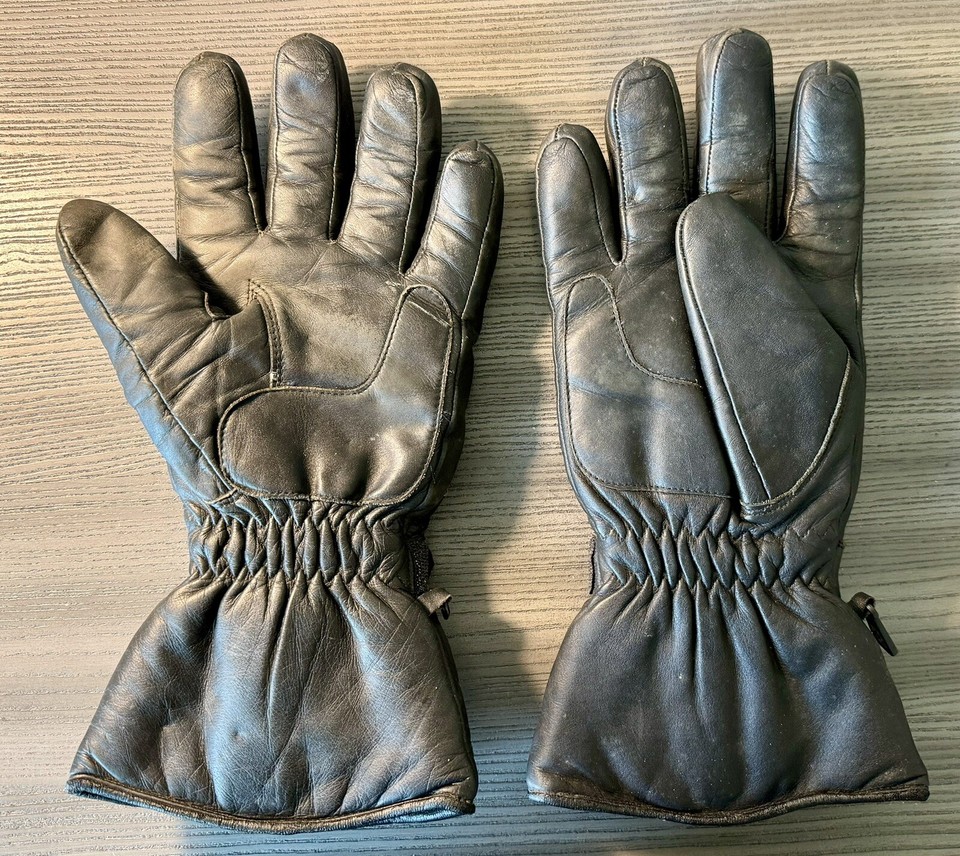 Fieldsheer Motorcycle Gloves Mens Medium Black Made w/ Kevlar eBay