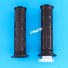 Throttle Grips Grip W/ Cable Tube Sleeve For Yamaha DT100 DT125 MX100 PW80 MX80