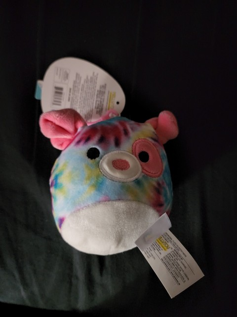 Squishmallow Shena Tie Dye Dog Clip on 
