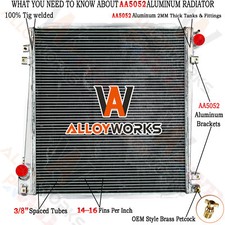 2 Row Aluminum Radiator For 2002-2005 Ford Explorer/Mercury Mountaineer 4.0L 4.6