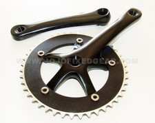 Fixed Gear Single Speed Track Cranks Crankset 165mm 46t Black