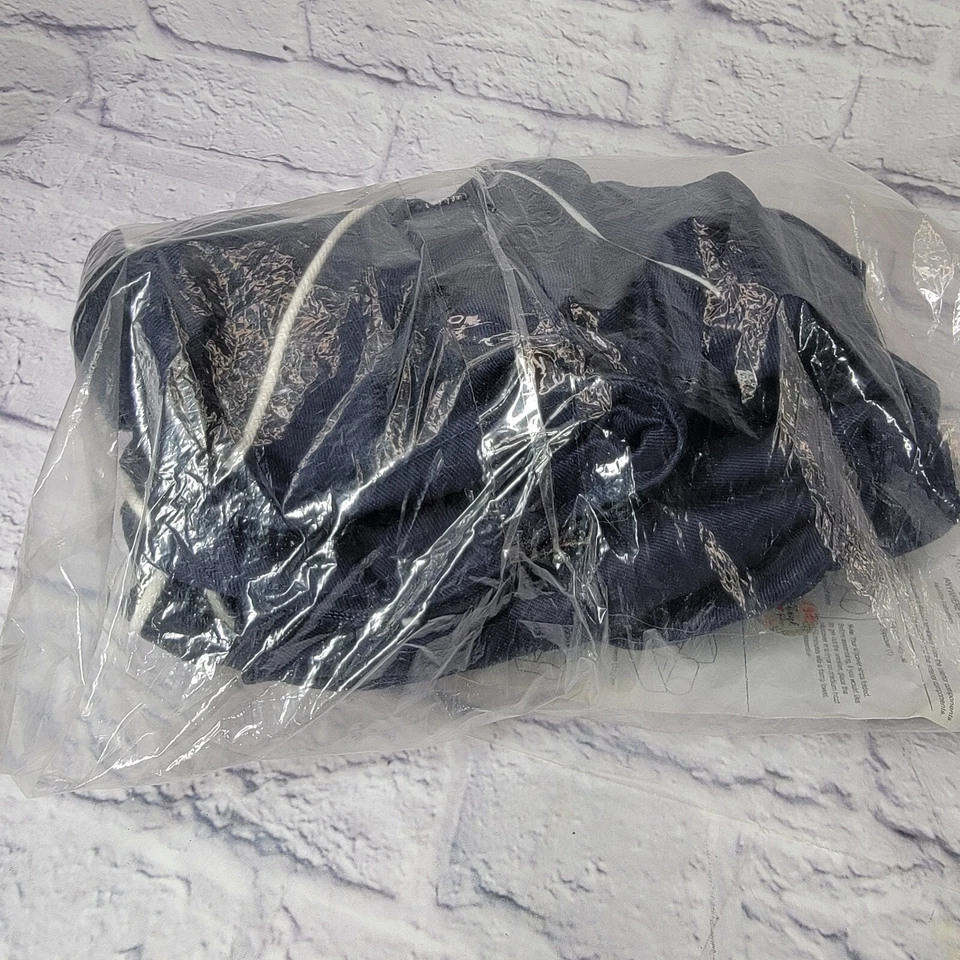 Funda para silla Pottery Barn Kids Chaise Anywhere azul marino blanco cubierta antideslizante Foto 4 de 4