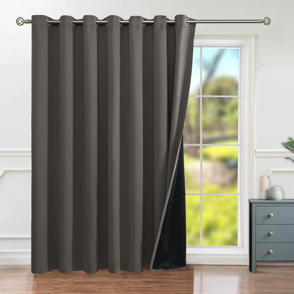 Patio door clearance curtains