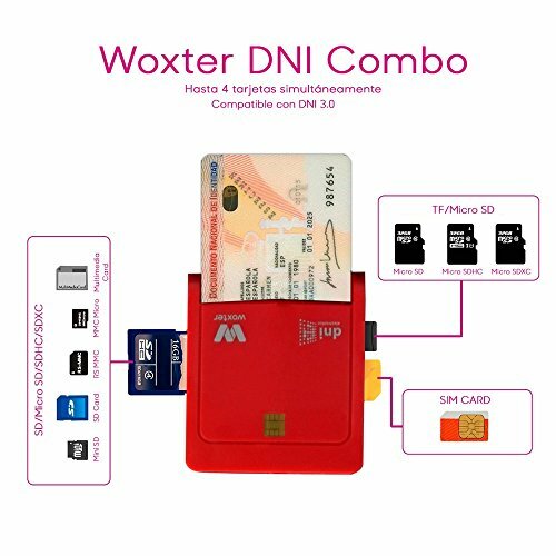 Woxter PE26-148 Interno USB 2.0 Rosso Lettore di Card Readers (j8p)
