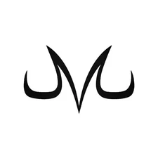 2x Majin Vegeta M Symbol Dragon Ball Buu Saga Vinyl Decal Sticker Different