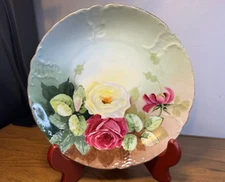 RC TILLY BAVARIA Antique-Raised Relief-Bowl Shaped 8" SALAD/LUNCHEON PLATE -XPO