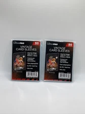 Ultra Pro Penny Card Soft Sleeves 2 Packs of 50 (100) for VINTAGE Sized Cards