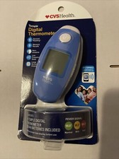 CVS Health Temple Digital Thermometer 6 Second Reading, 9 Memory Recalls