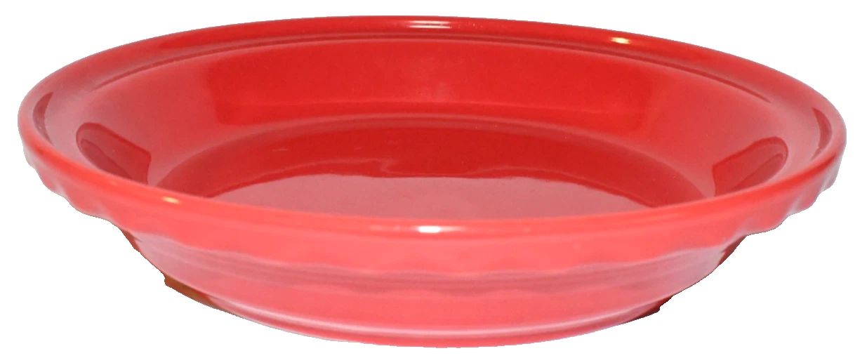 Fiesta Deep Dish Pie Baker Plate 10.25" Diameter 44 oz. Red Ovenproof Bakeware