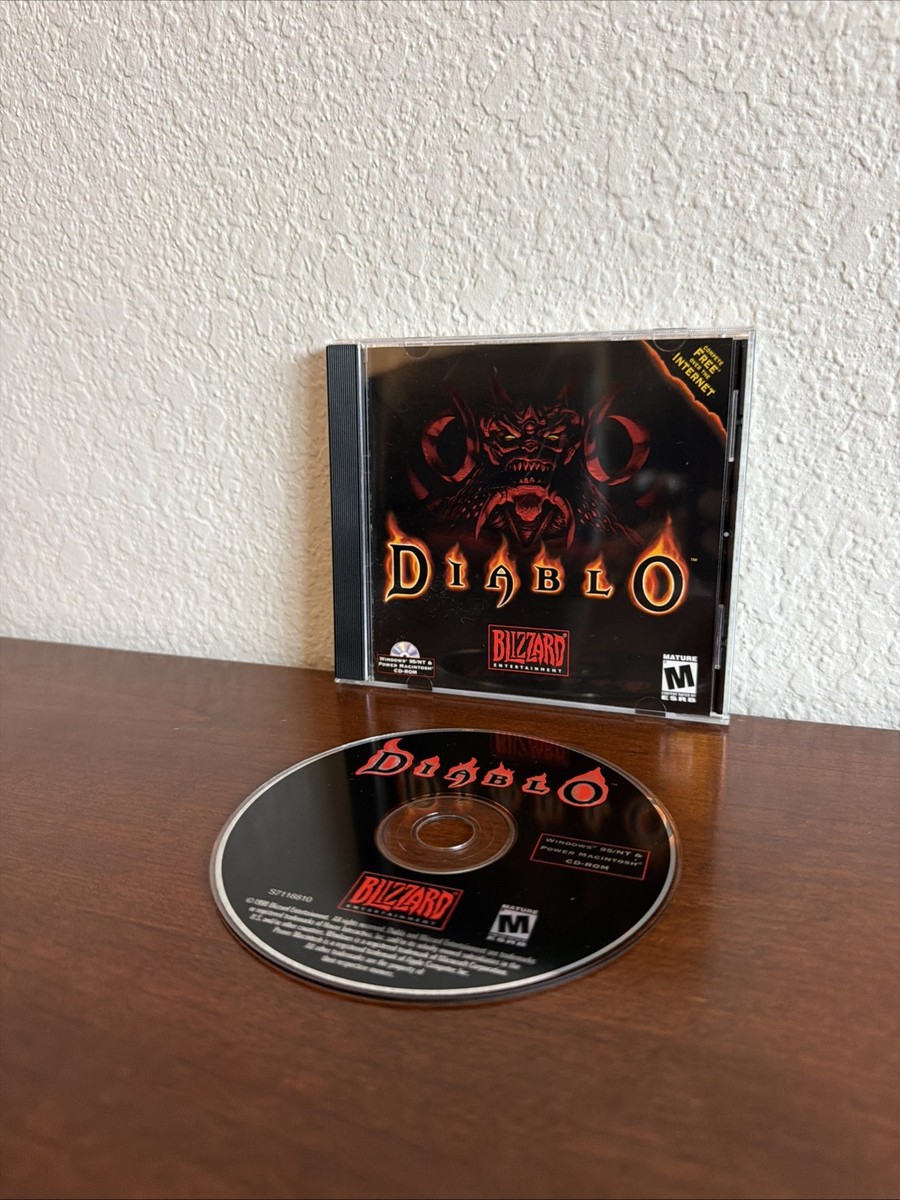 Diablo & Hellfire 2点セット　PCゲーム　CD-ROM Diablo (PC, CD-ROM, 1998, Blizzard) Classic 90s Video Game | eBay