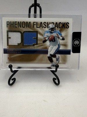 2007 SP Rookie Threads Phenom Flashbacks Vince Young #PHF-VY