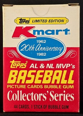 Kmart   1982 20th Anniversary Topps AL&NL MVP s Picture Cards MLB 44 Cards
