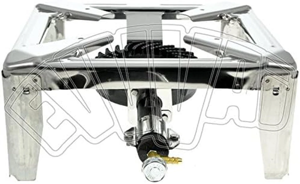 Drago Inox Fornellone, Omologato CE, Argento, Acciaio, Argento, 58X40X19 Cm - Immagine 2 di 4