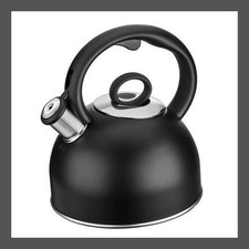 Cuisinart 2QT Tea Kettle Black 2qt Stovetop Steam Soothe Teakettle CKS-22MB