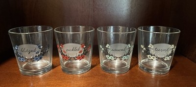 Libbey Under The Influence Old Fashioned Glasses Set of 4 with Box. Excellent