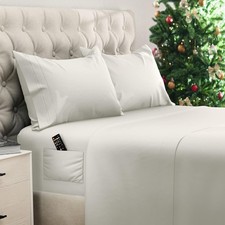 DREAMCARE Queen Size Sheets - Cooling Bed Sheets - 4pcs Set - up to 15 Deep P...