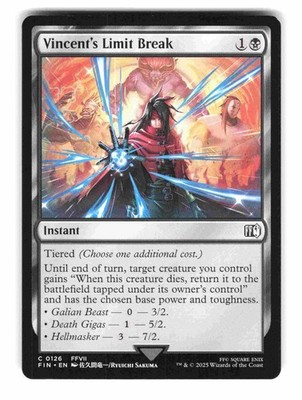 Vincent's Limit Break - 126 - - NM - FINAL FANTASY - MTG