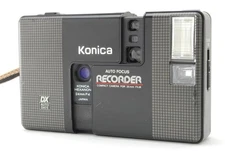 【N MINT+++】Konica Recorder Black Half Frame 35mm Point & Shoot Camera